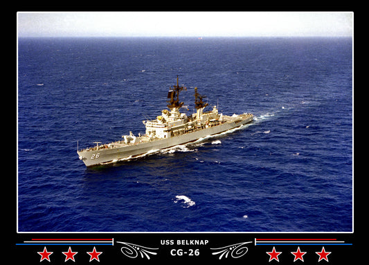 USS Belknap CG-26 Canvas Photo Print