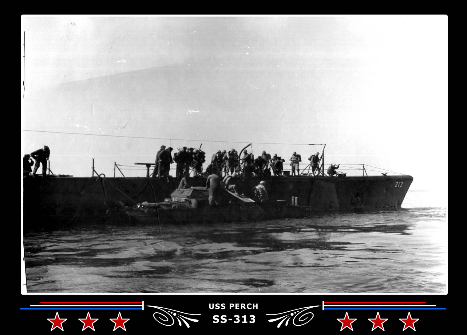 USS Perch SS-313 Canvas Photo Print