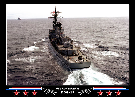 USS Conyngham DDG-17 Canvas Photo Print