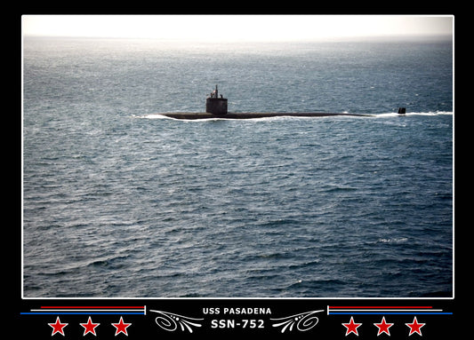 USS Pasadena SSN-752 Canvas Photo Print