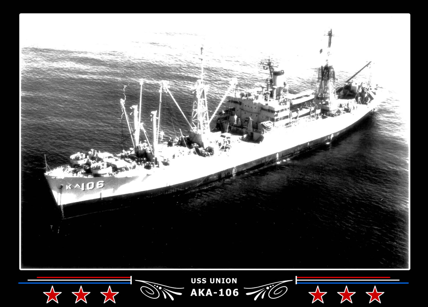 USS Union AKA106 Canvas Photo Print