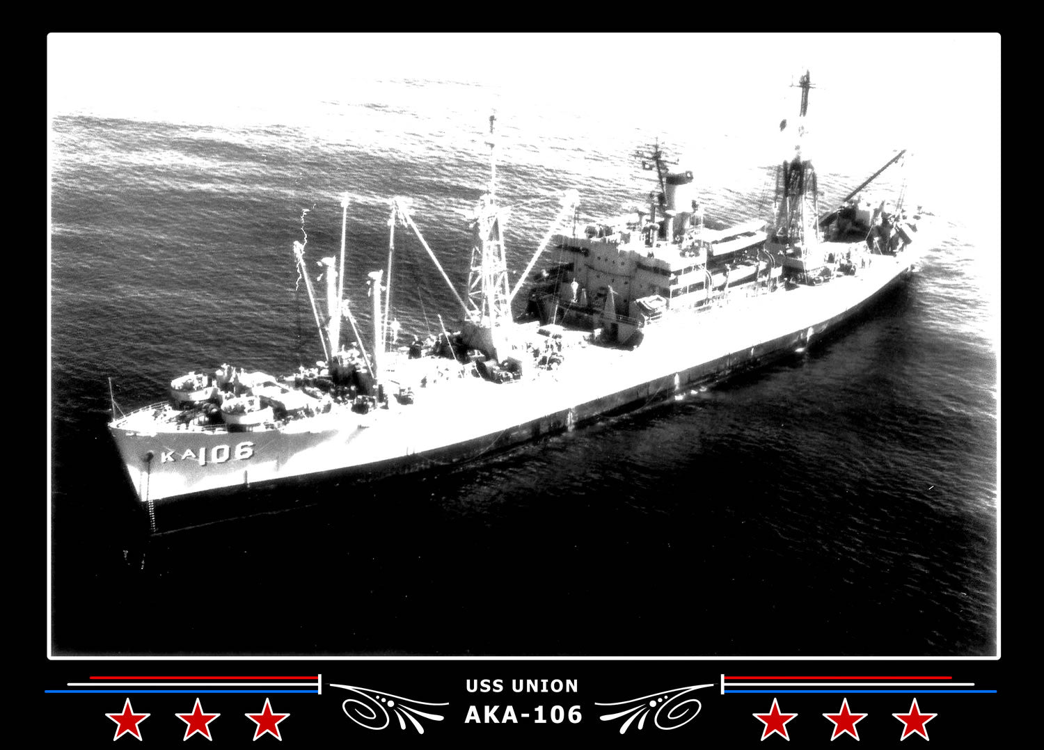 USS Union AKA106 Canvas Photo Print