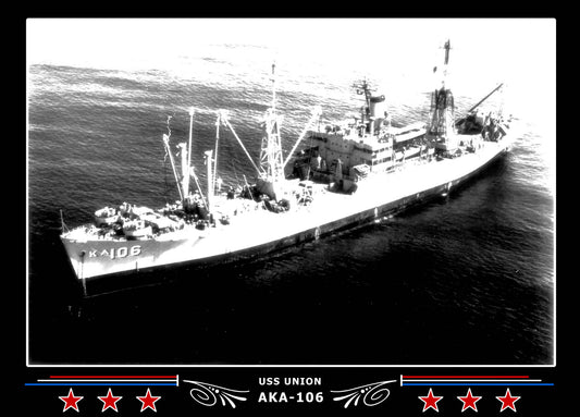 USS Union AKA106 Canvas Photo Print