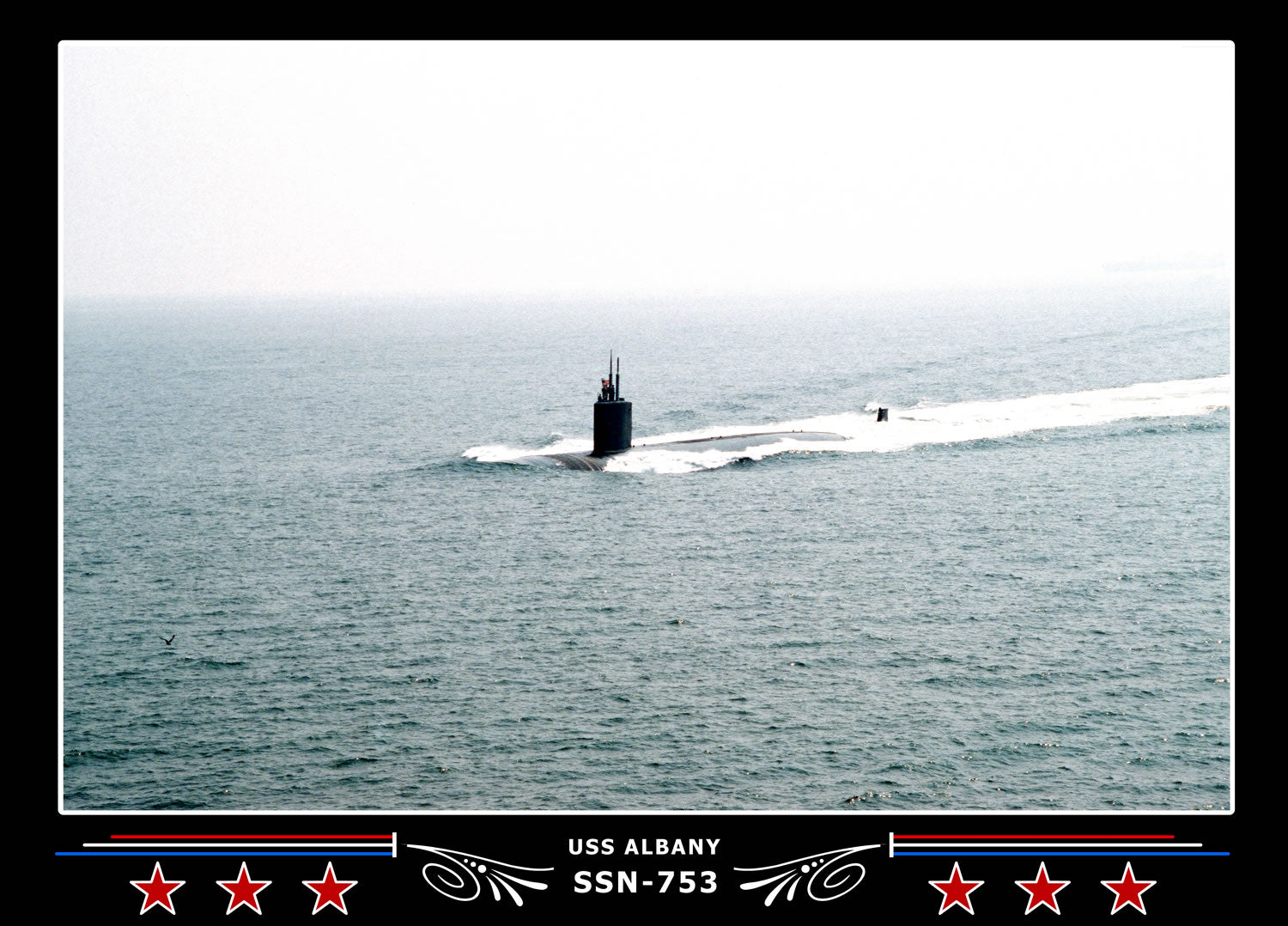 USS Albany SSN-753 Canvas Photo Print