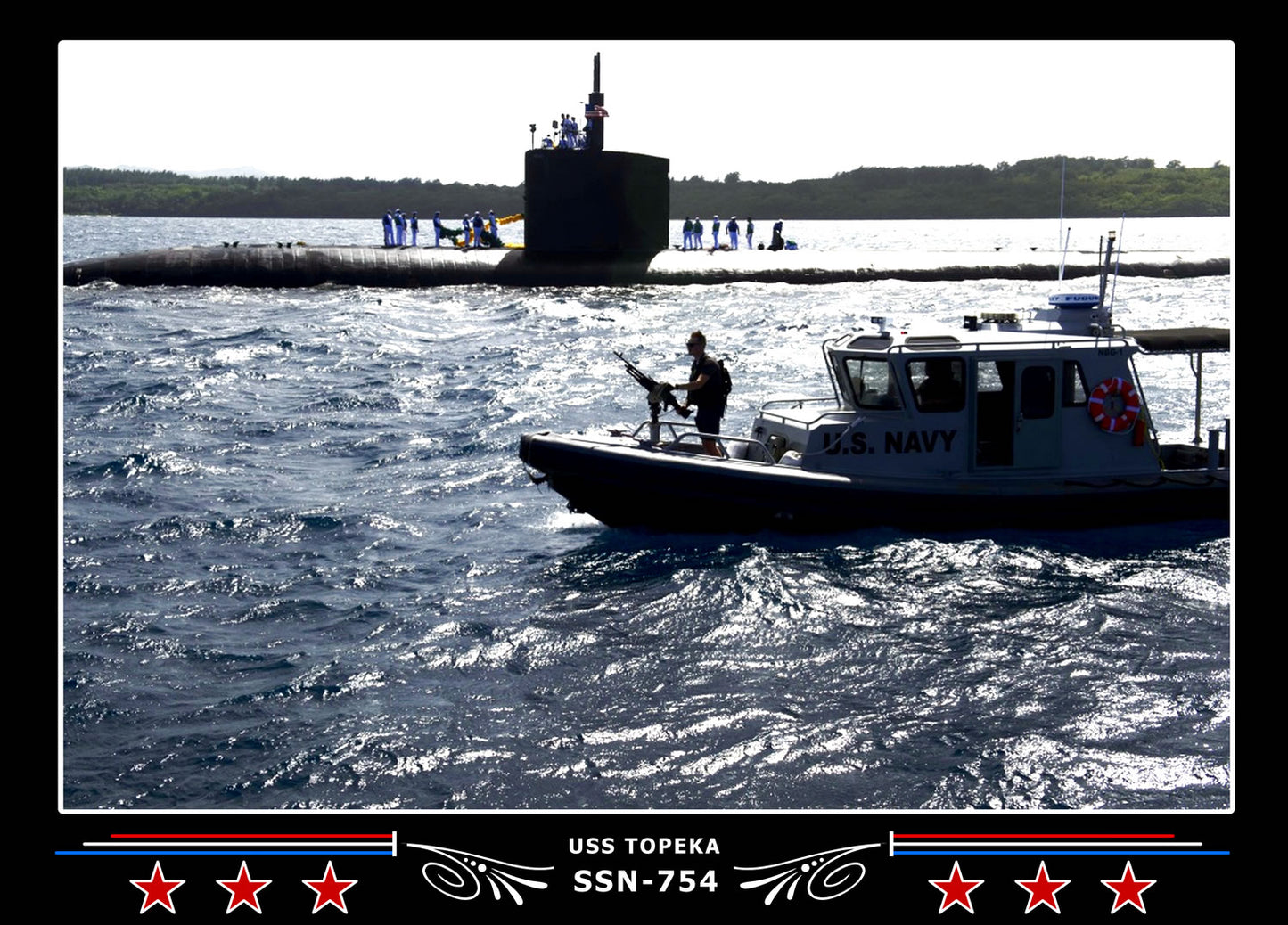 USS Topeka SSN-754 Canvas Photo Print