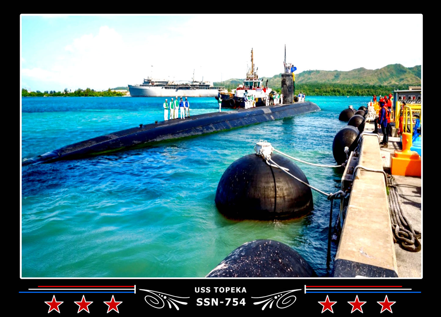 USS Topeka SSN-754 Canvas Photo Print