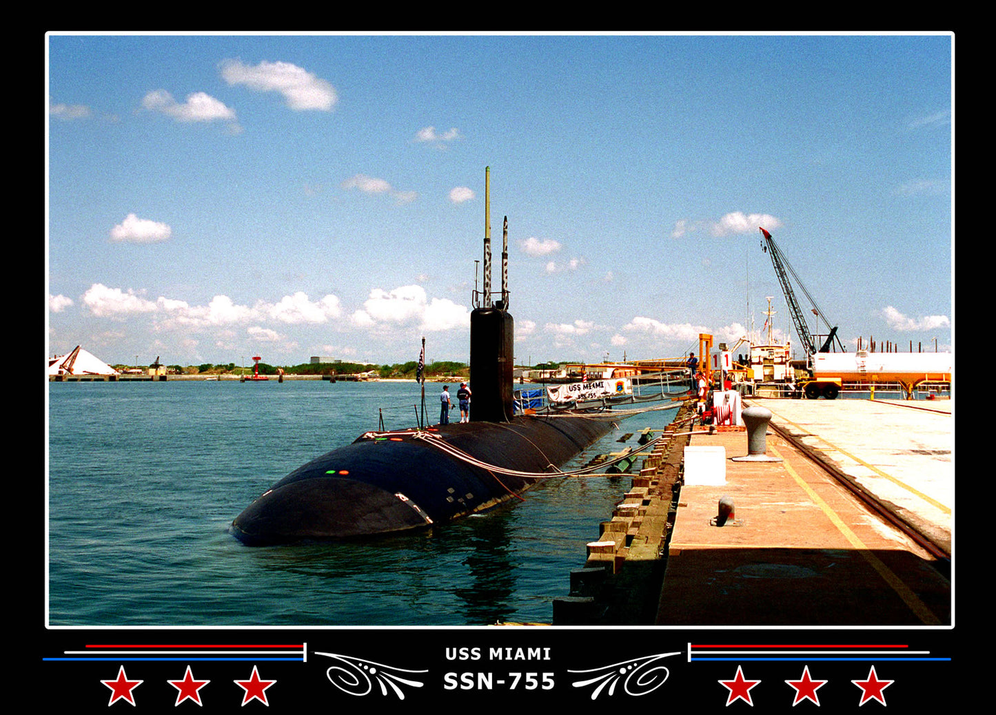 USS Miami SSN-755 Canvas Photo Print