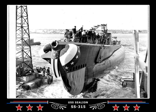 USS Sealion SS-315 Canvas Photo Print