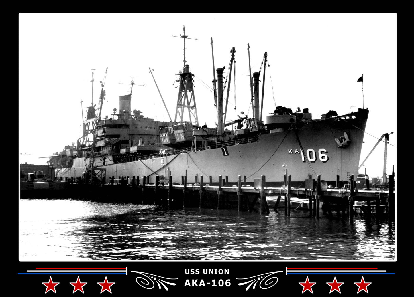USS Union AKA106 Canvas Photo Print