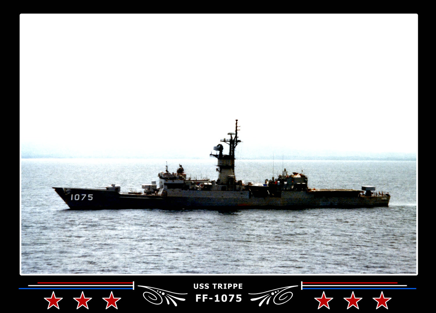 USS Trippe FF-1075 Canvas Photo Print