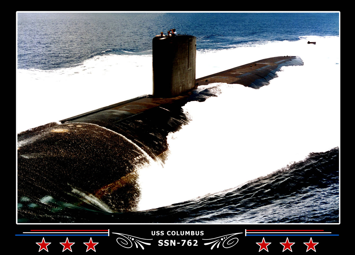 USS Columbus SSN-762 Canvas Photo Print