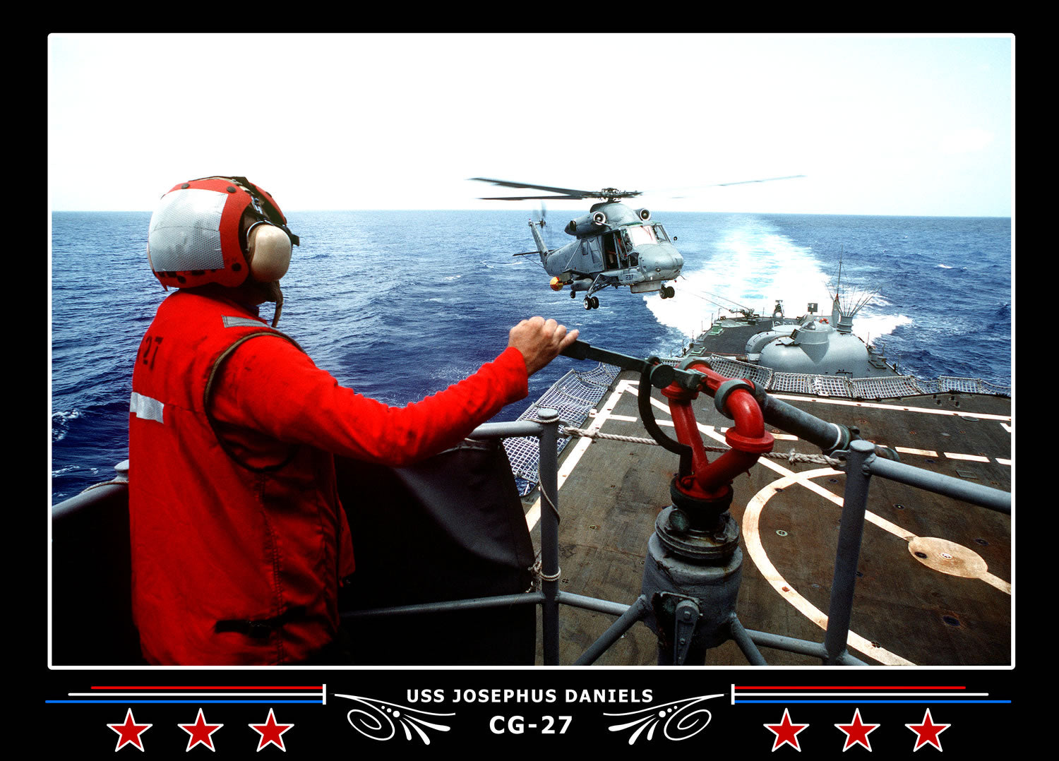 USS Josephus Daniels CG-27 Canvas Photo Print