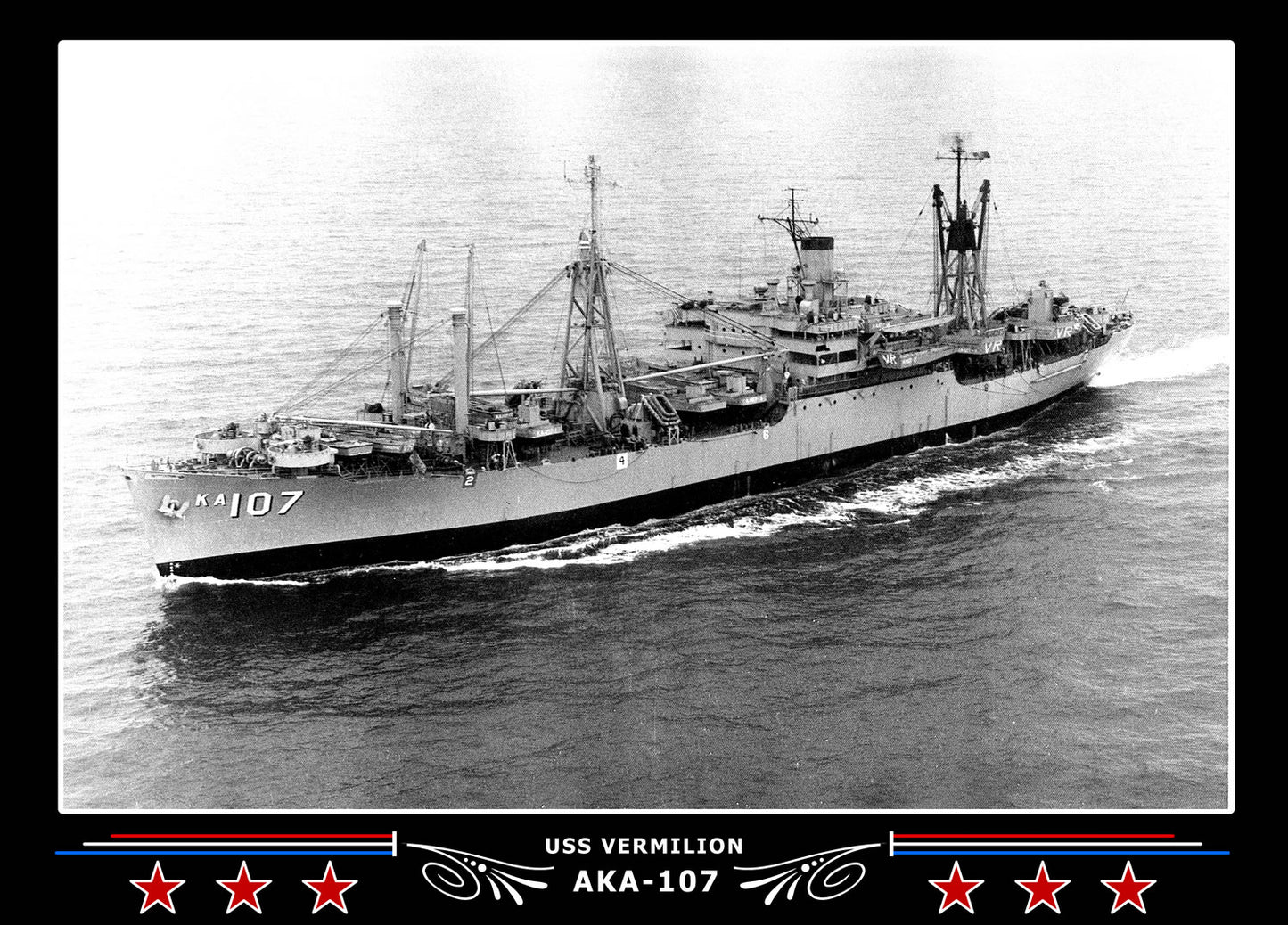 USS Vermilion AKA107 Canvas Photo Print