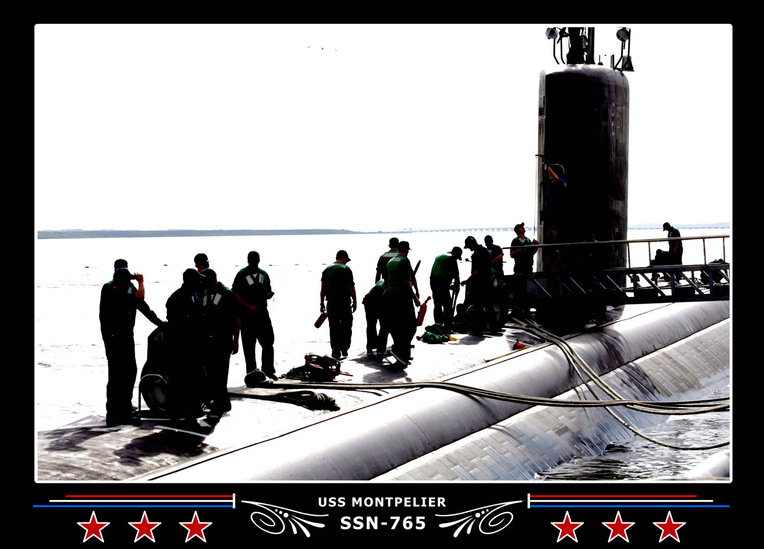 USS Montpelier SSN-765 Canvas Photo Print
