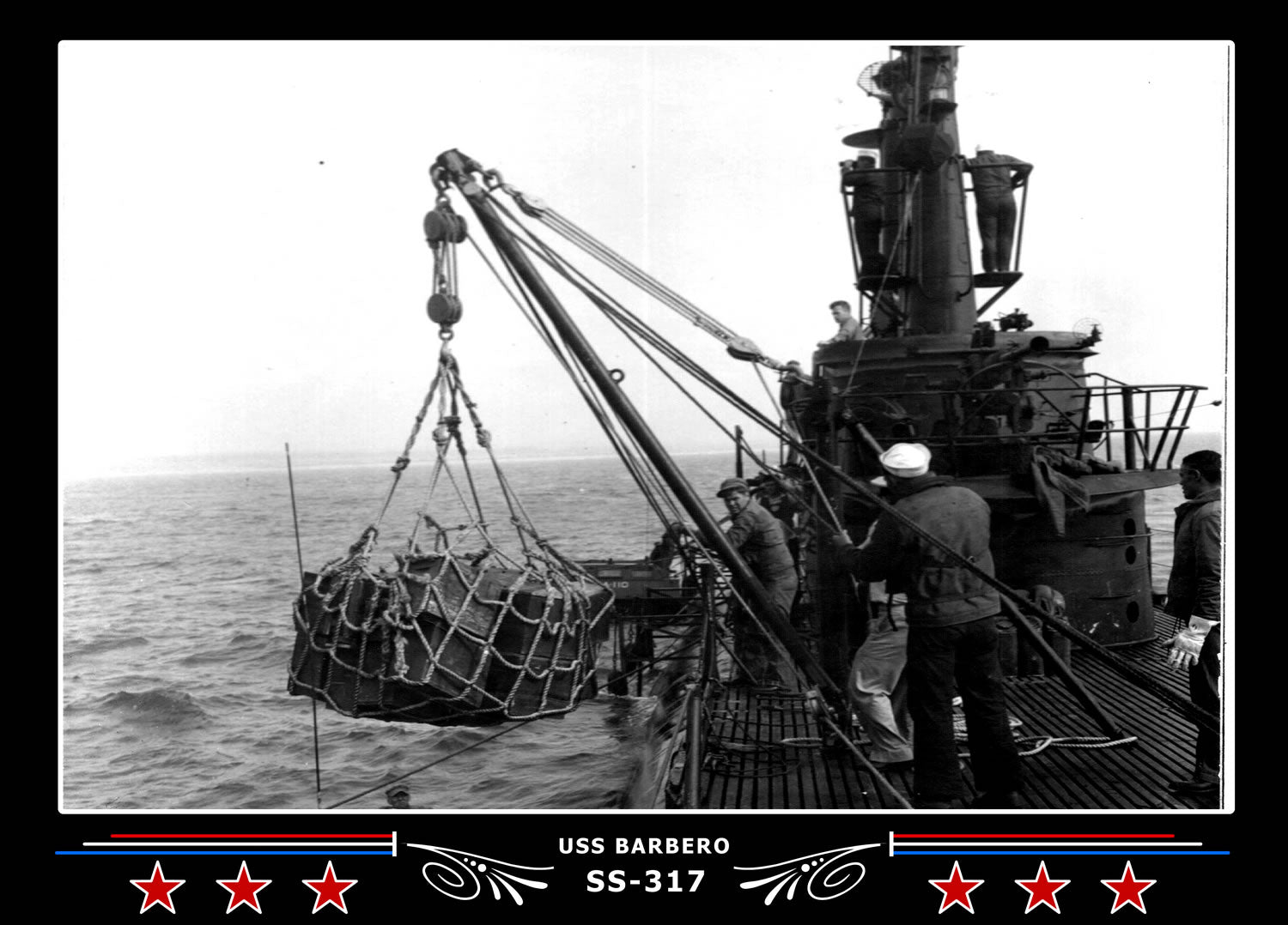 USS Barbero SS-317 Canvas Photo Print