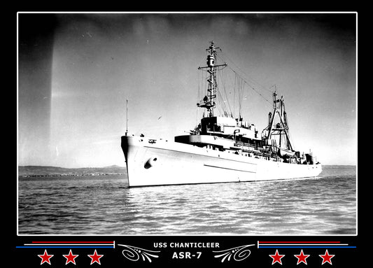 USS Chanticleer ASR-7 Canvas Photo Print