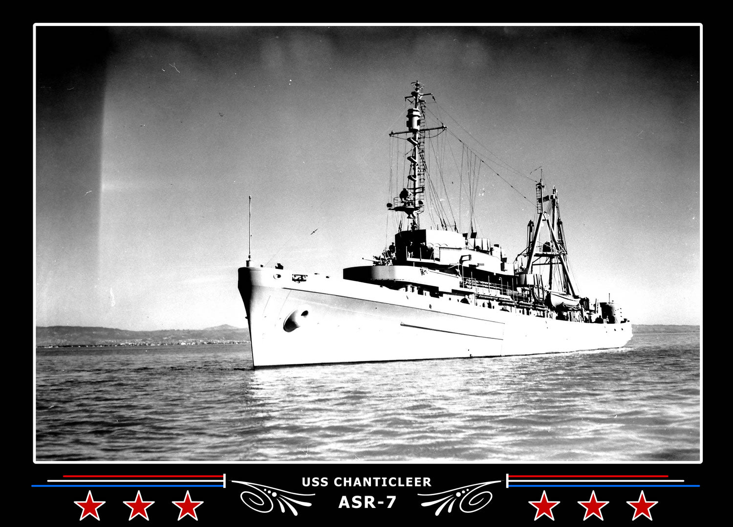 USS Chanticleer ASR-7 Canvas Photo Print