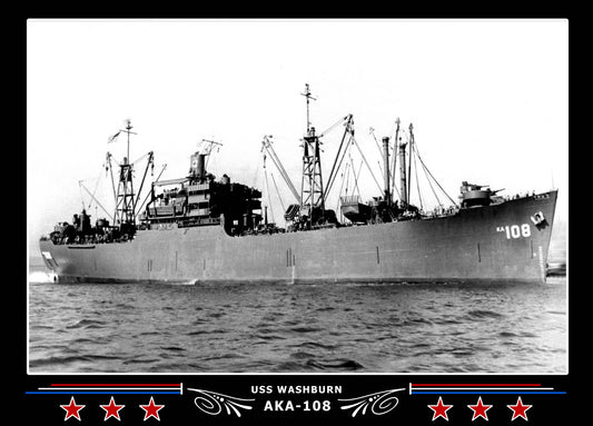 USS Washburn AKA108 Canvas Photo Print