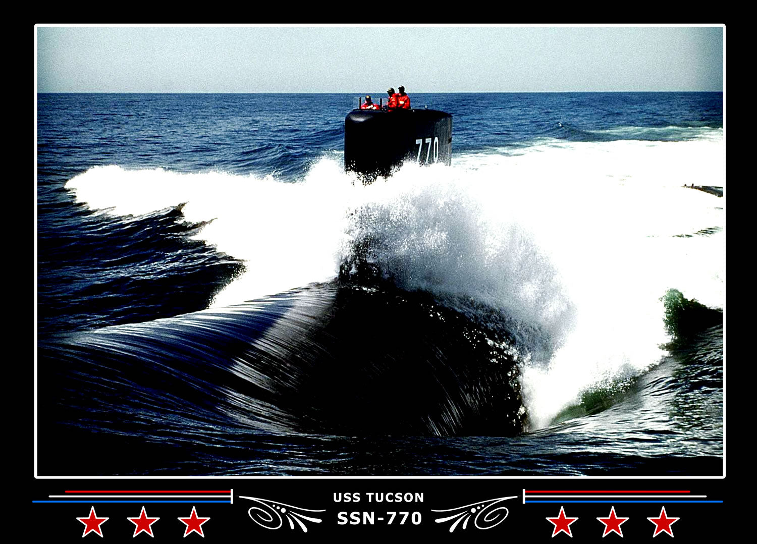 USS Tucson SSN-770 Canvas Photo Print