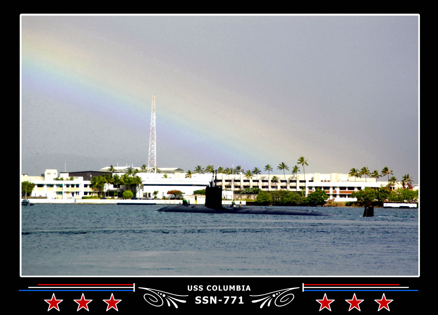 USS Columbia SSN-771 Canvas Photo Print
