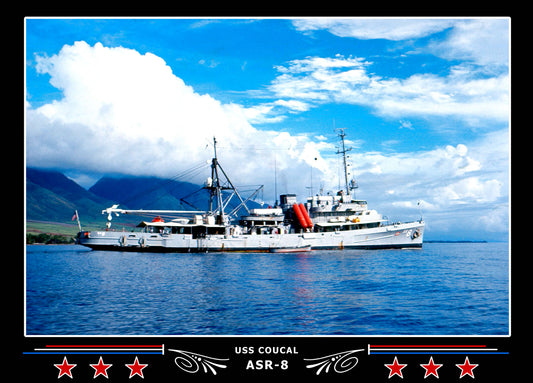 USS Coucal ASR-8 Canvas Photo Print