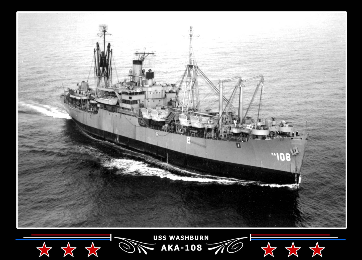 USS Washburn AKA108 Canvas Photo Print