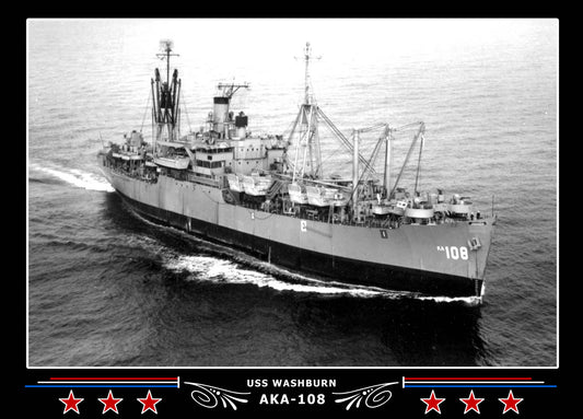 USS Washburn AKA108 Canvas Photo Print