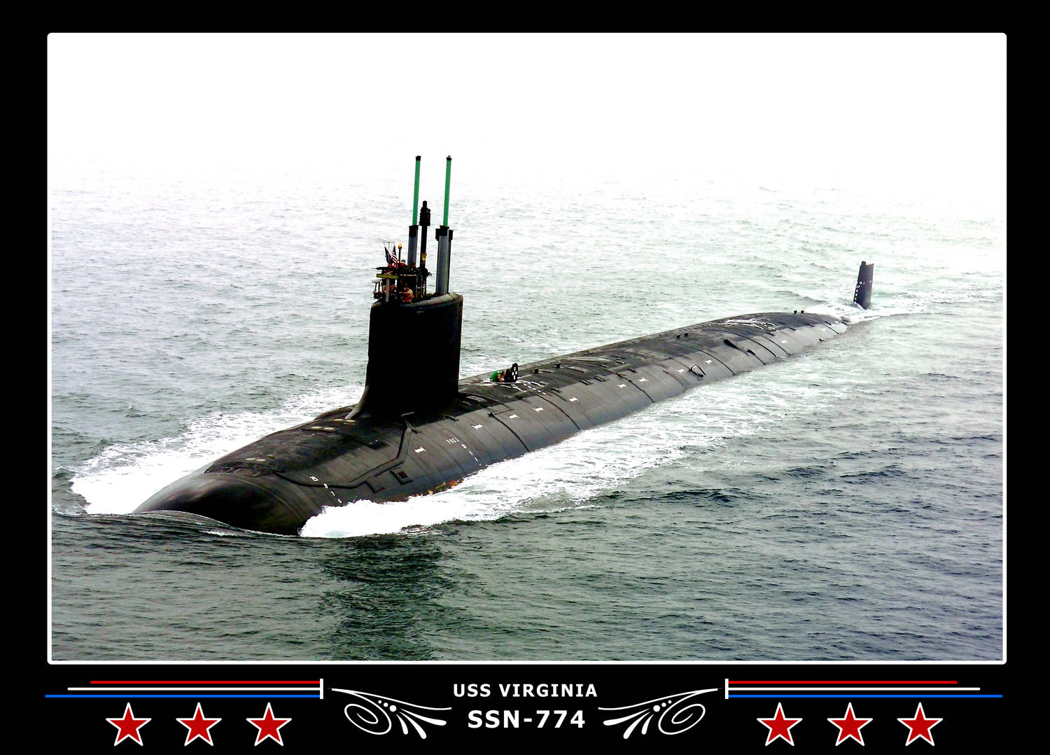 USS Virginia SSN-774 Canvas Photo Print – Navy Emporium