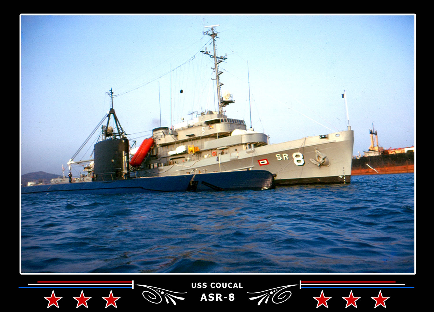 USS Coucal ASR-8 Canvas Photo Print