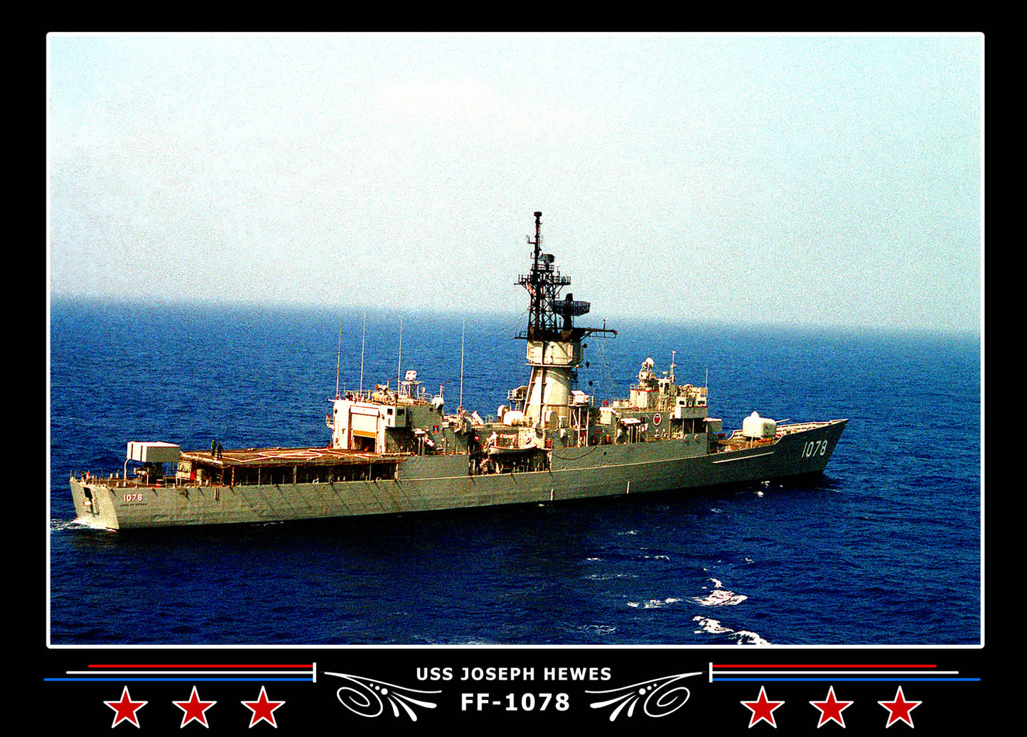 USS Joseph Hewes FF-1078 Canvas Photo Print