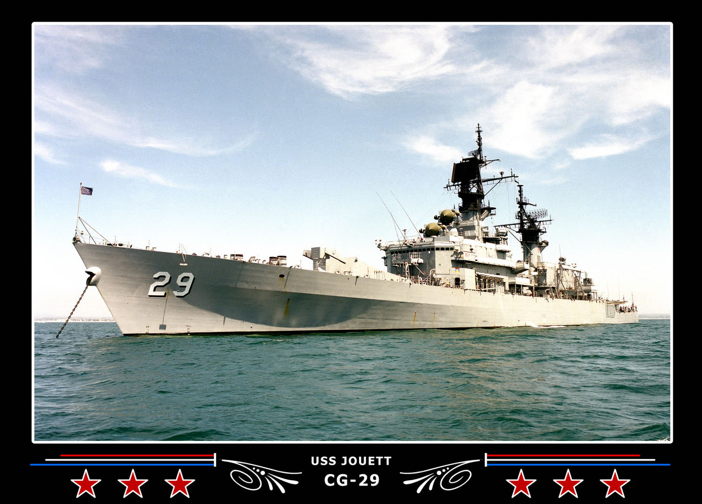 USS Jouett CG-29 Canvas Photo Print