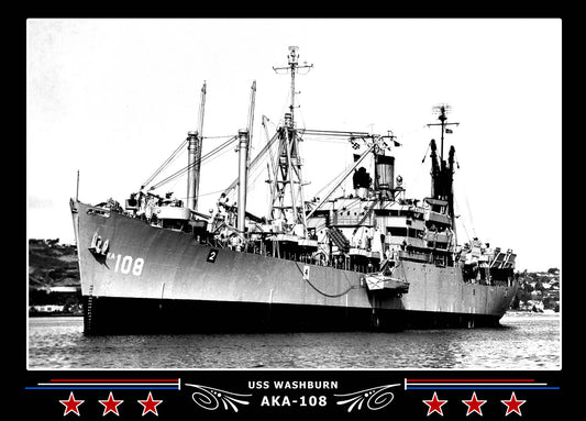 USS Washburn AKA108 Canvas Photo Print
