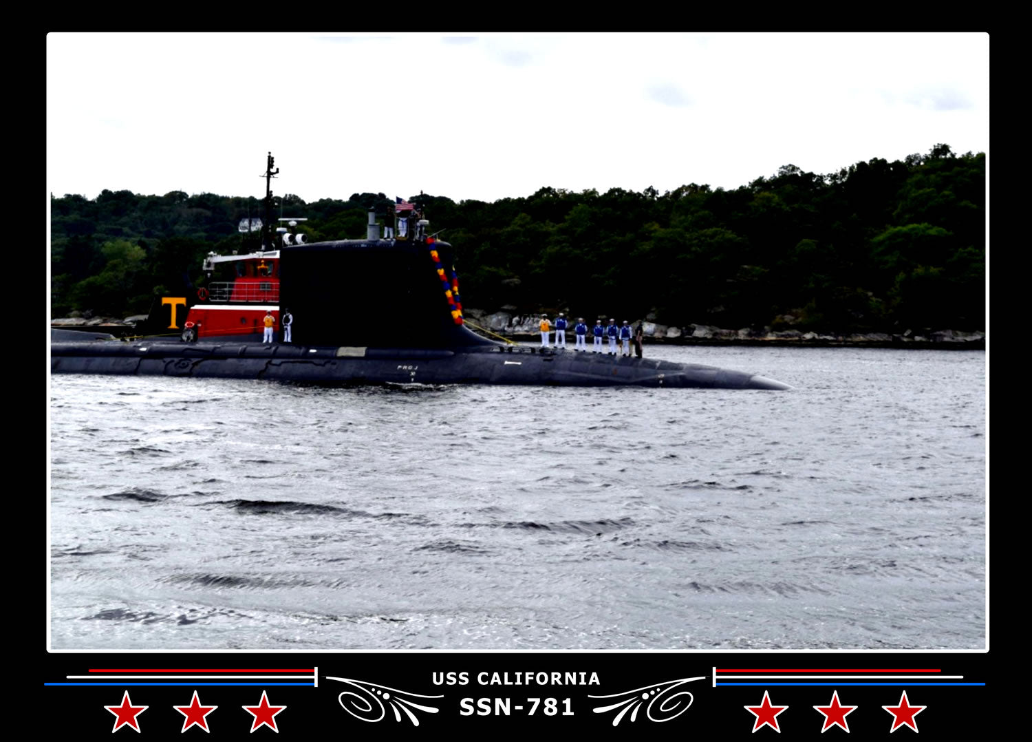 USS California SSN-781 Canvas Photo Print