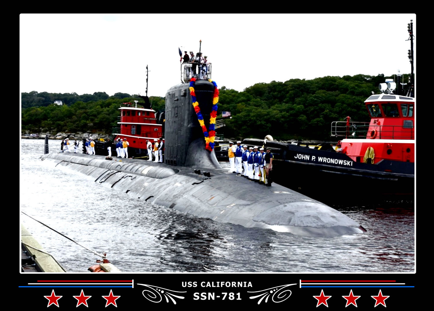 USS California SSN-781 Canvas Photo Print
