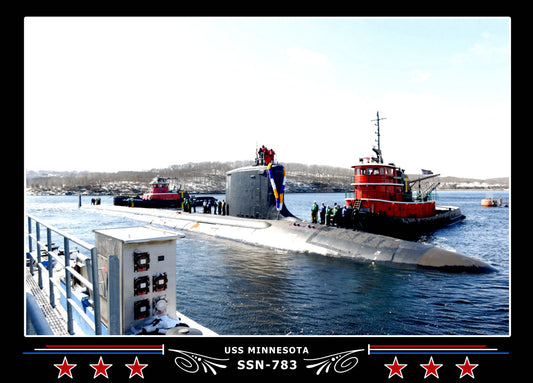 USS Minnesota SSN-783 Canvas Photo Print