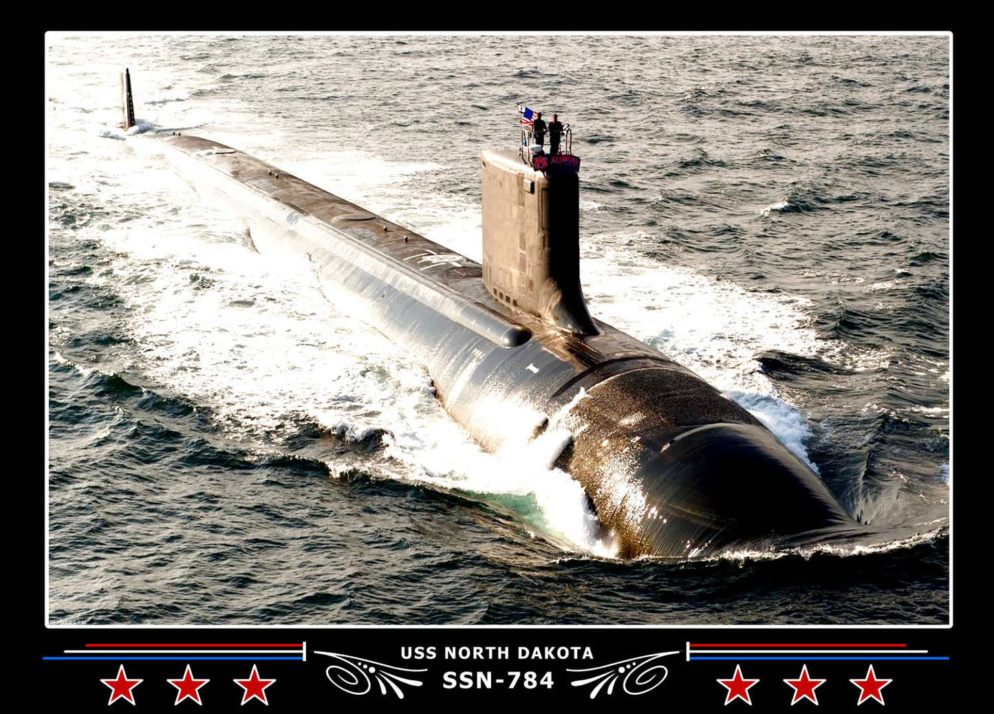 USS North Dakota SSN-784 Canvas Photo Print