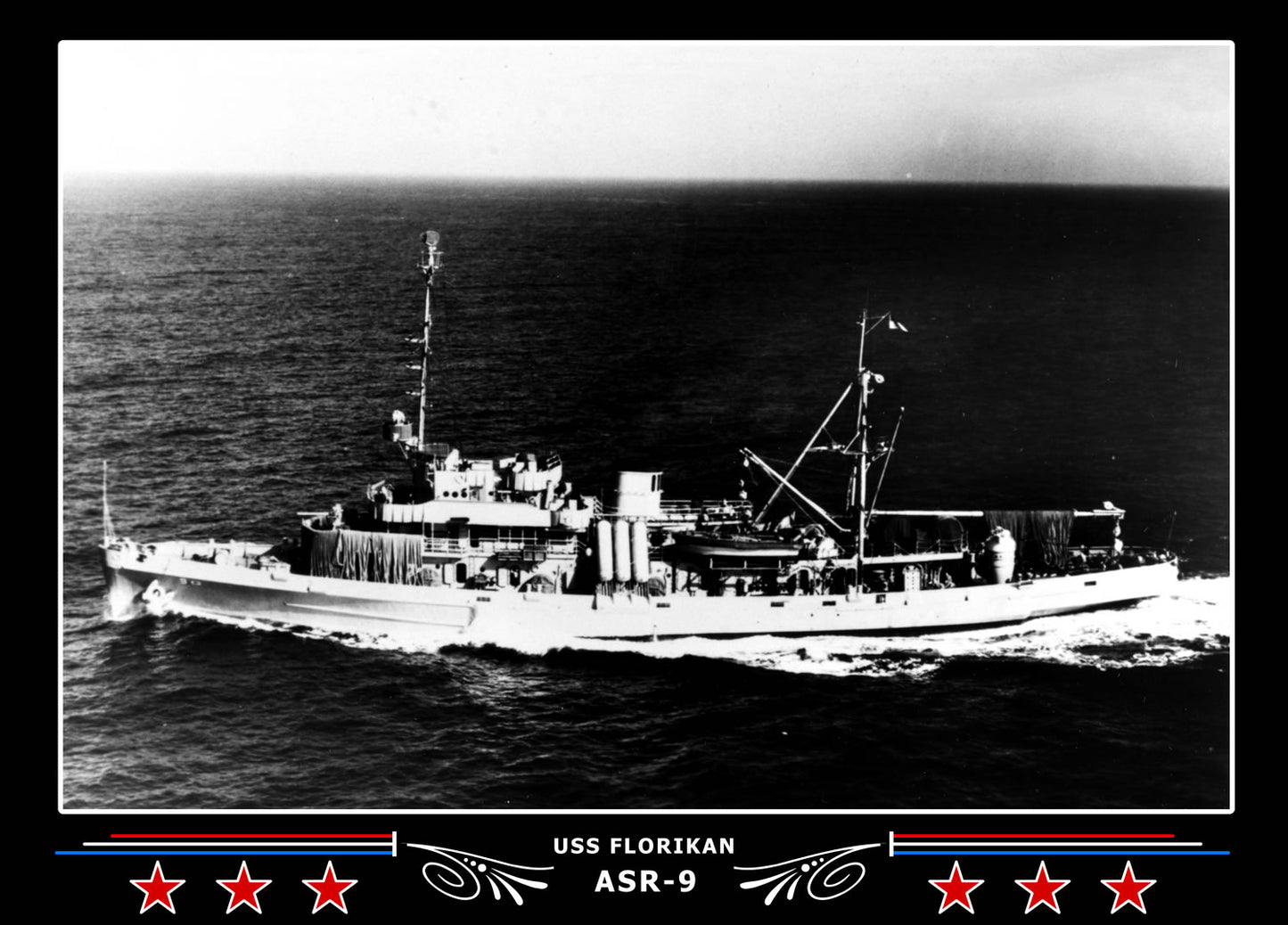 USS Florikan ASR-9 Canvas Photo Print