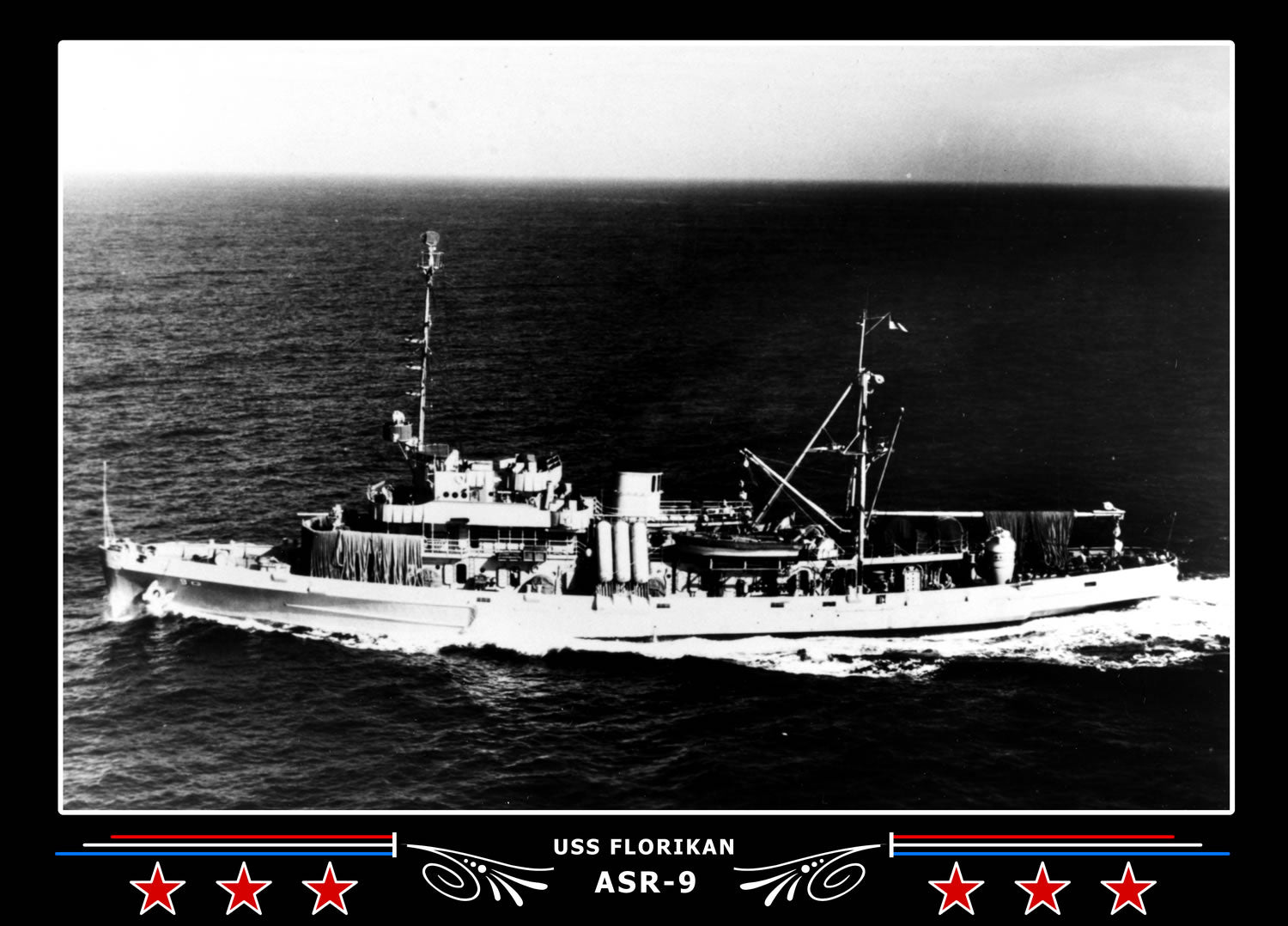 USS Florikan ASR-9 Canvas Photo Print