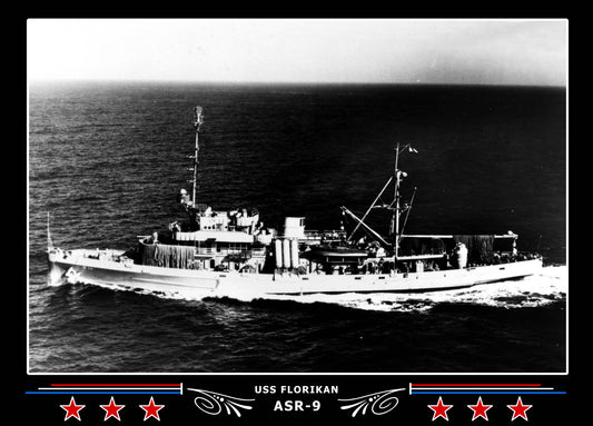 USS Florikan ASR-9 Canvas Photo Print