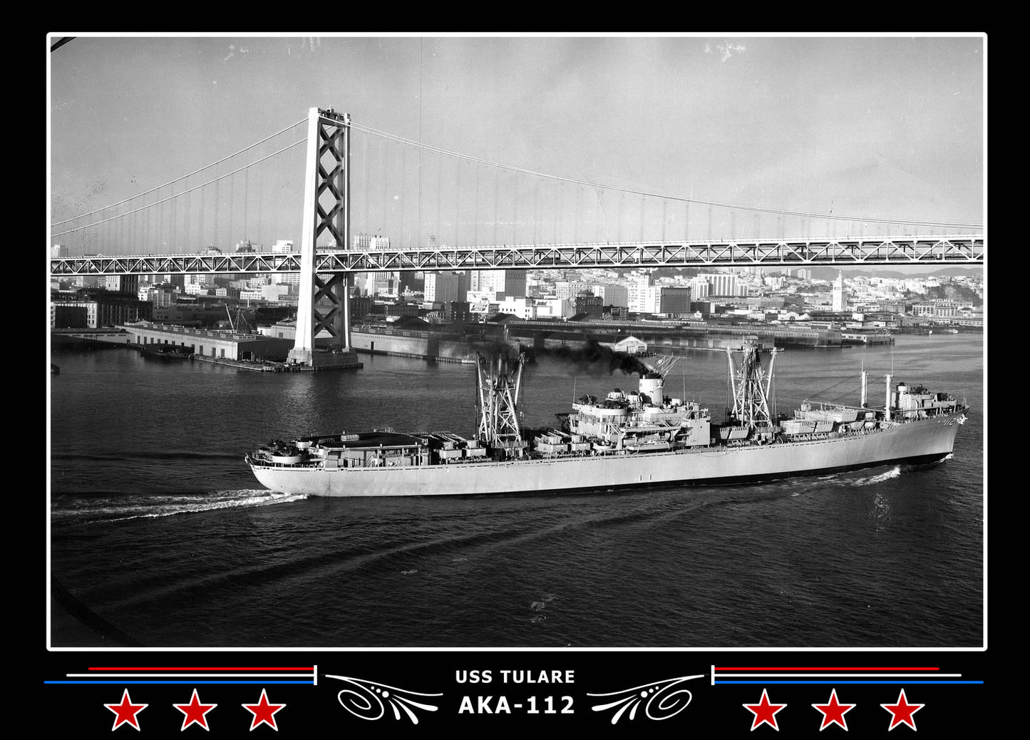 USS Tulare AKA112 Canvas Photo Print
