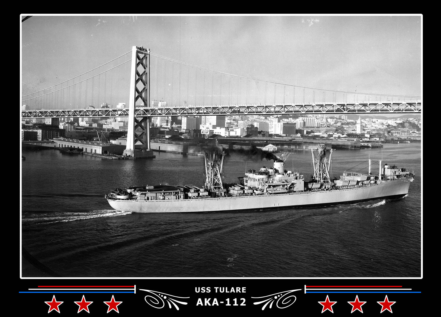 USS Tulare AKA112 Canvas Photo Print