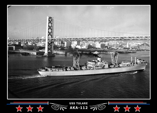 USS Tulare AKA112 Canvas Photo Print