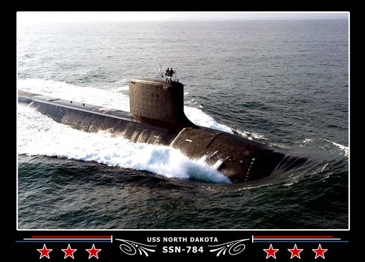 USS North Dakota SSN-784 Canvas Photo Print