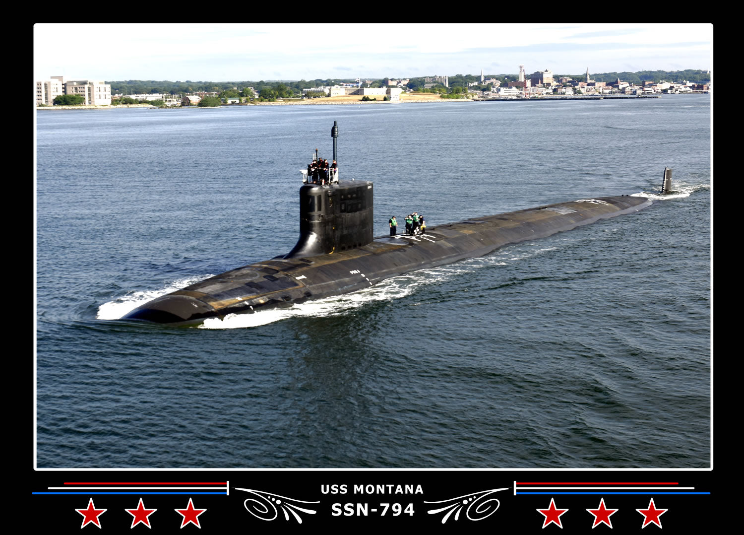 USS Montana SSN-794 Canvas Photo Print – Navy Emporium