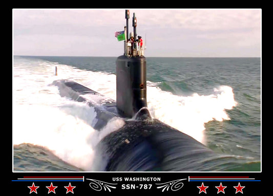 USS Washington SSN-787 Canvas Photo Print