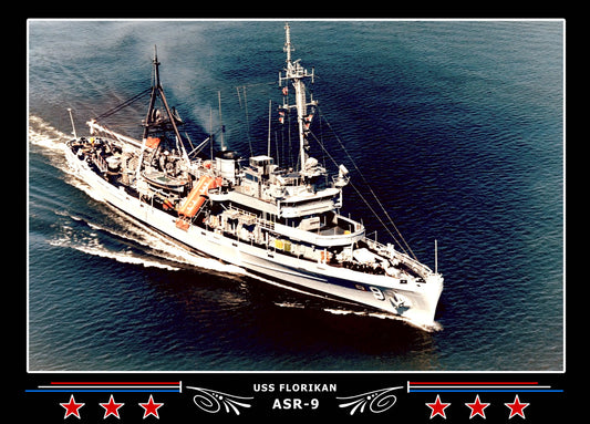 USS Florikan ASR-9 Canvas Photo Print