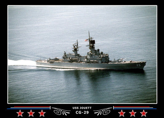 USS Jouett CG-29 Canvas Photo Print