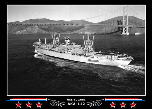 USS Tulare AKA112 Canvas Photo Print