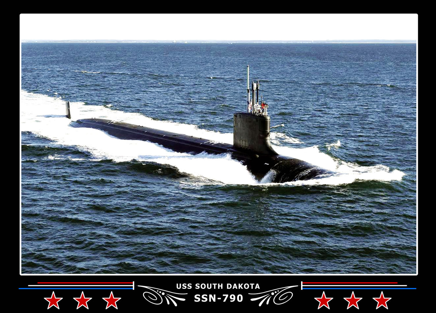 USS South Dakota SSN-790 Canvas Photo Print