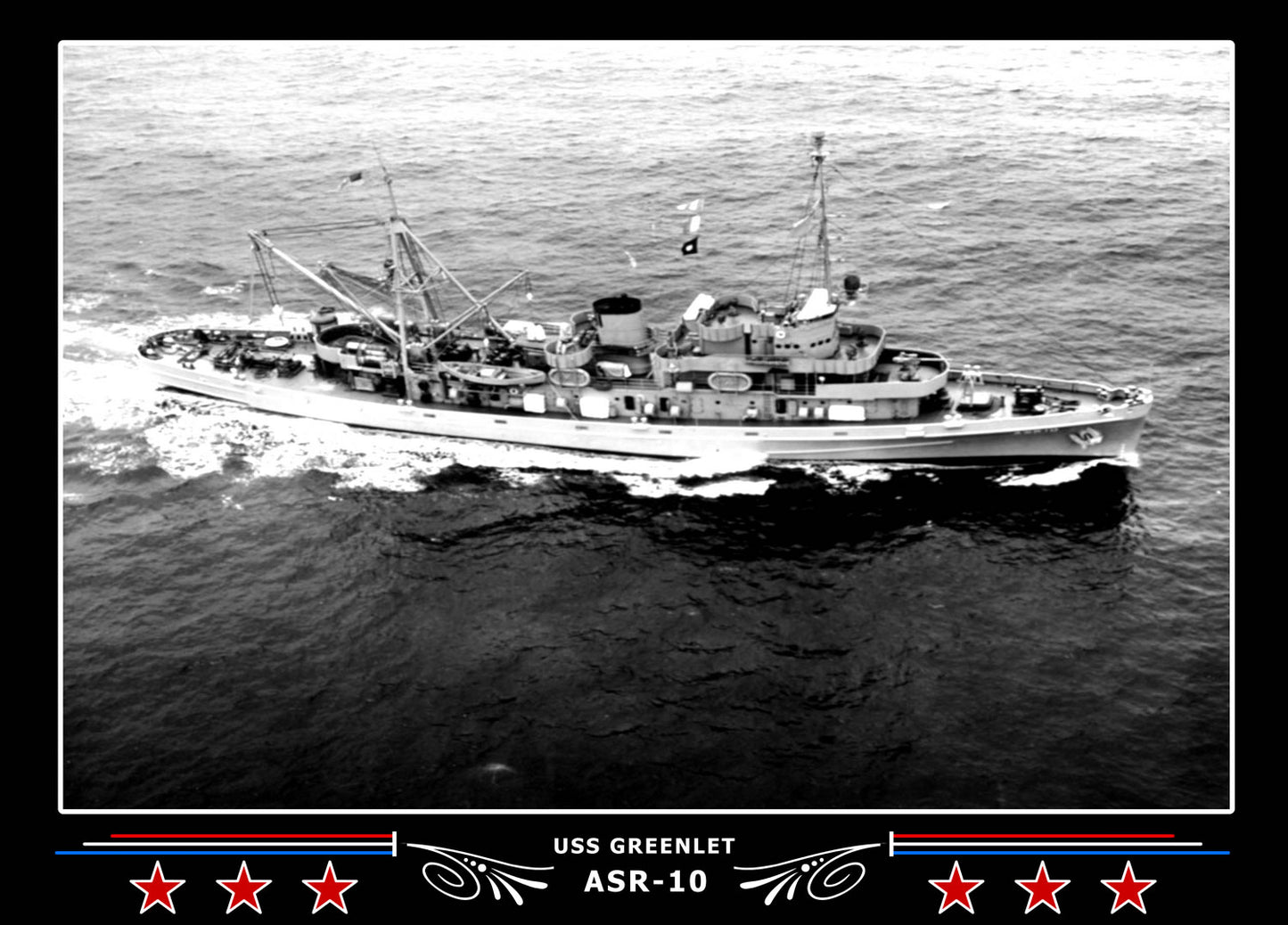 USS Greenlet ASR-10 Canvas Photo Print